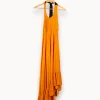 Clearance Maje Robe longue - Taille M/38 Orange
