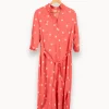 Cheap Des petits hauts Robe longue à motifs - Taille XS/34 Rose