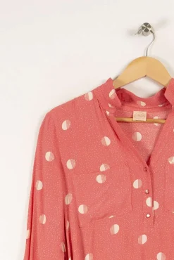 Cheap Des petits hauts Robe longue à motifs - Taille XS/34 Rose