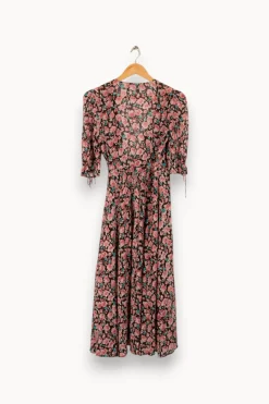 New The Kooples Robe longue à motifs - Taille M/38 Rose