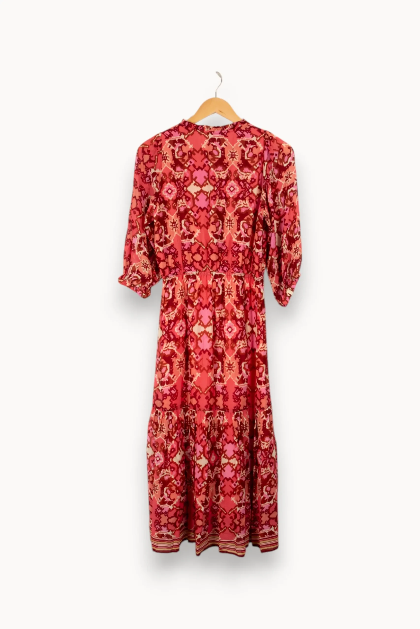Best Suncoo Robe longue à motifs - Taille XS/34 Rose