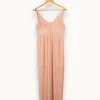 Fashion ba&sh Robe longue - Taille XS/34 Rose