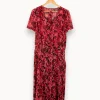 Online IKKS Robe longue - Taille M/38 Rose