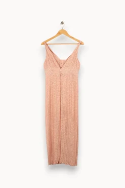 Fashion ba&sh Robe longue - Taille XS/34 Rose