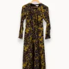 Hot Caroll Robe longue e à motifs - Taille S/36 Vert