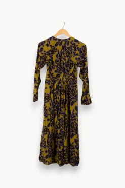 Hot Caroll Robe longue e à motifs - Taille S/36 Vert