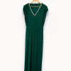 Hot IKKS Robe longue e - Taille M/38 Vert