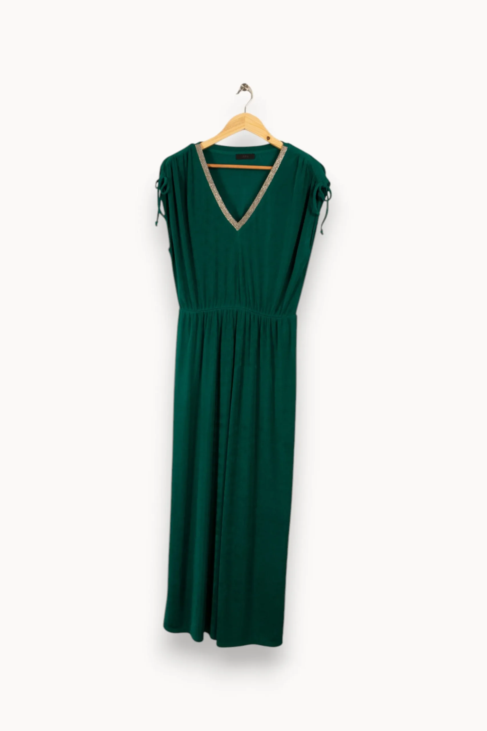 Hot IKKS Robe longue e - Taille M/38 Vert