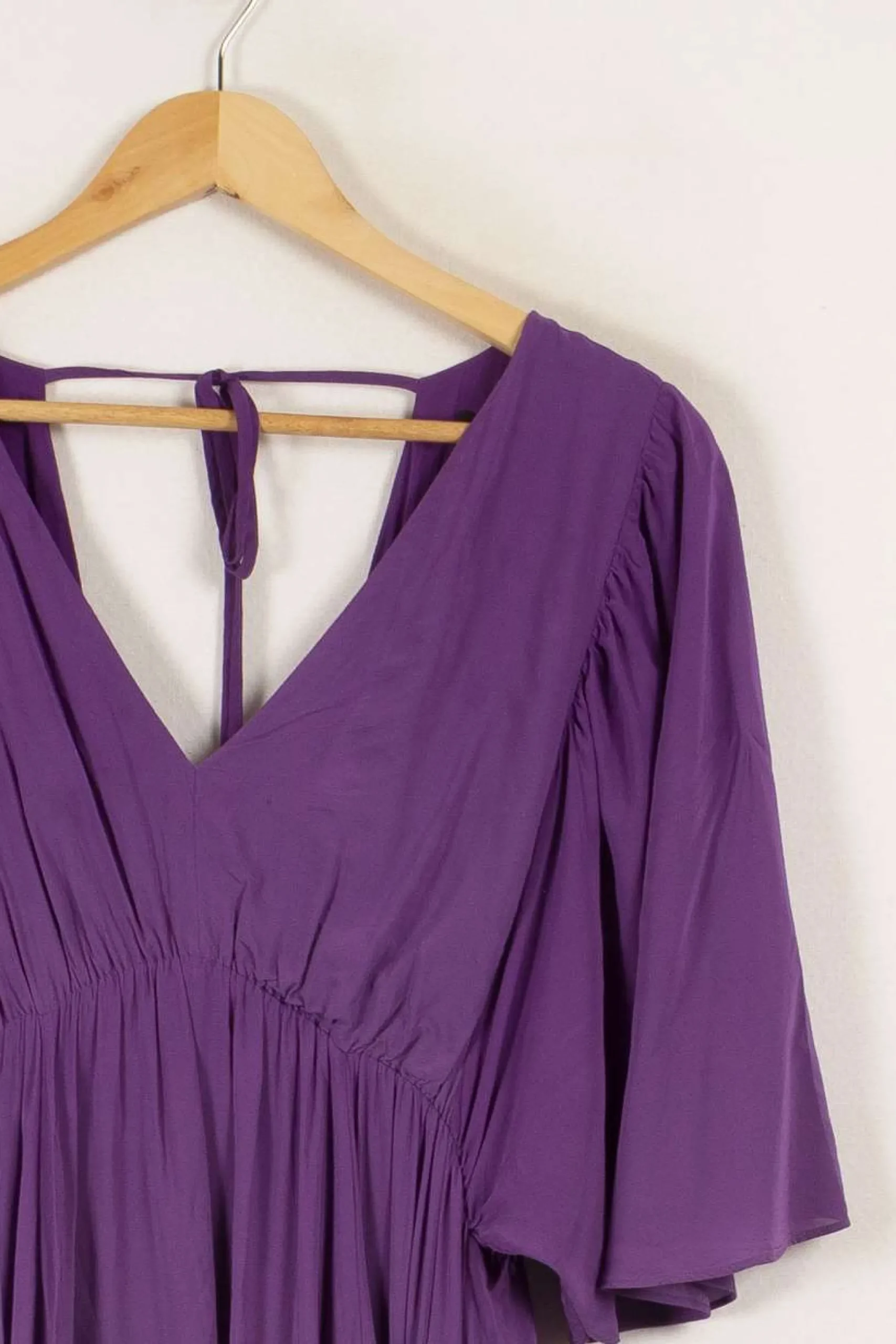 Clearance Caroll Robe longue te - Taille M/38 Violet