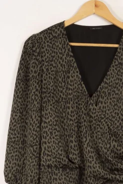 Store IKKS Robe léopard - Taille e Vert