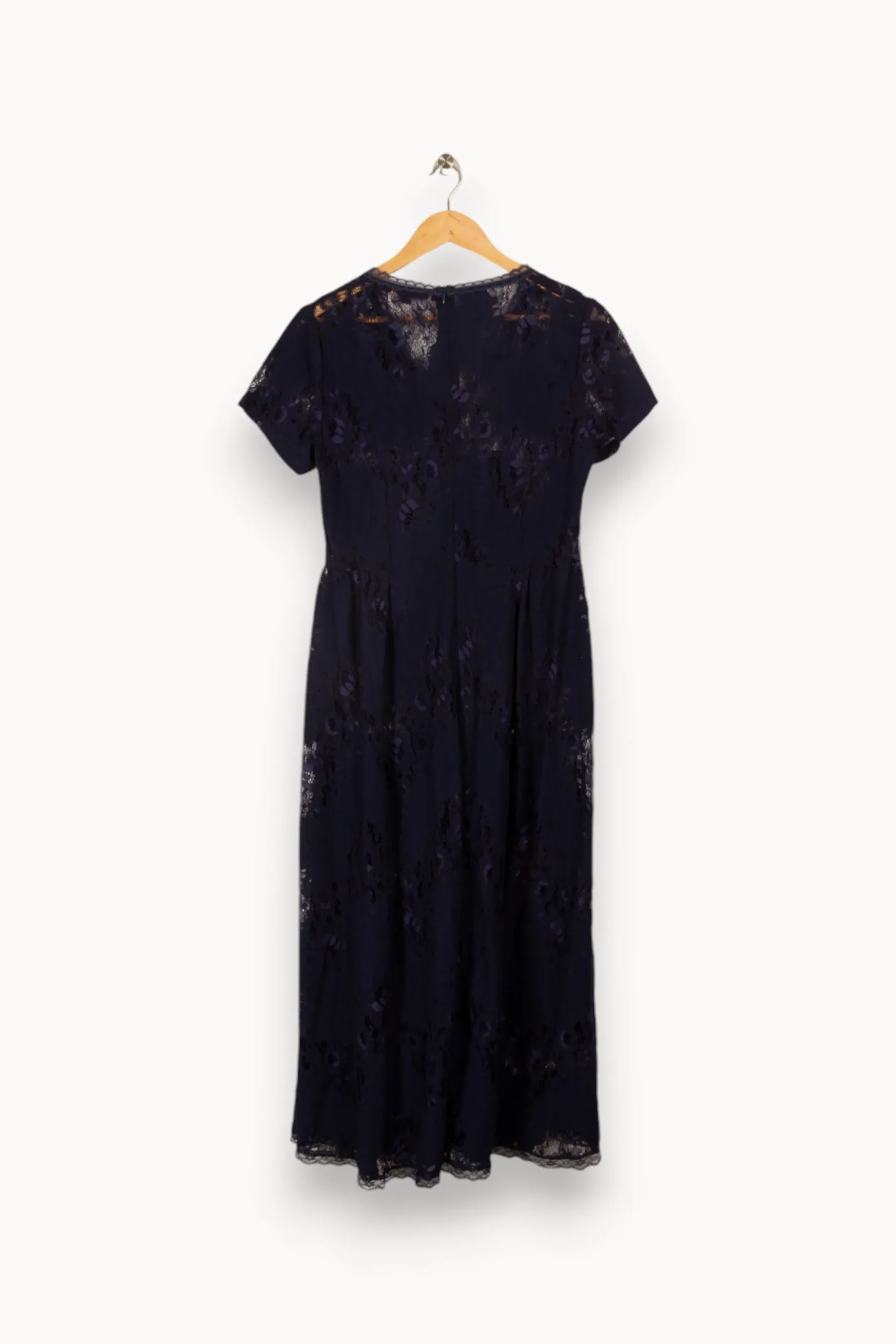 Store La Fée Maraboutée Robe manches courtes en dentelle - L/40 Bleu