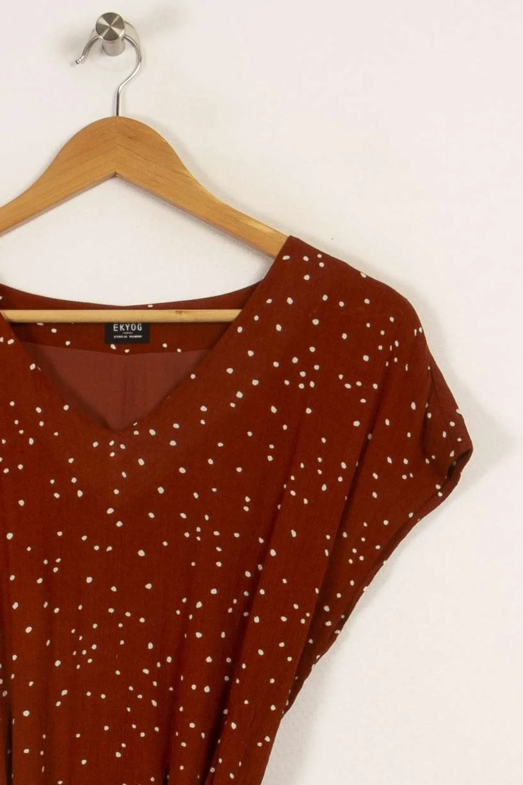 Cheap Ekyog Robe à pois - Taille XS/34 Marron