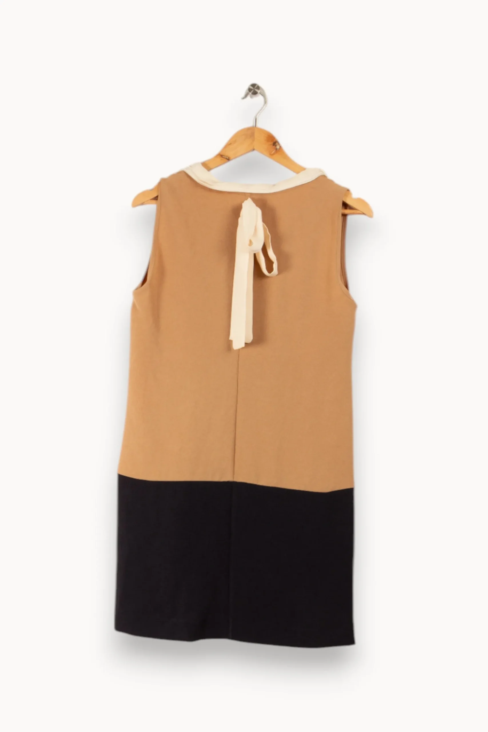 Outlet Maje Robe marron et bleue - Taille M/38 Beige