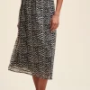 Best Sale La Fée Maraboutée Robe midi en voile de polyester imprimé - S/36 Multicolore