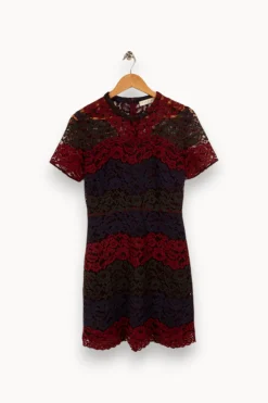 Clearance Sandro Robe à dentelle - Taille M/38 Multicolore