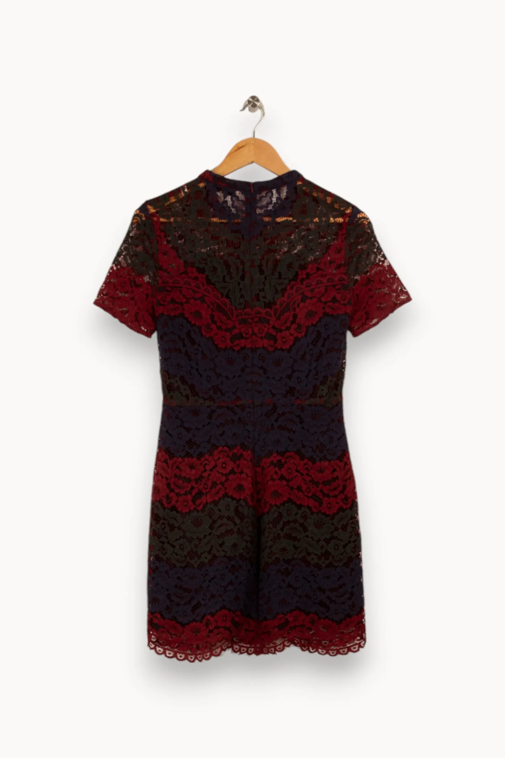 Clearance Sandro Robe à dentelle - Taille M/38 Multicolore