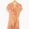 Store Soi Paris Robe à motifs - Taille XS/34 Multicolore