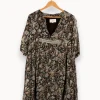 Discount ba&sh Robe à motifs - Taille S/36 Multicolore