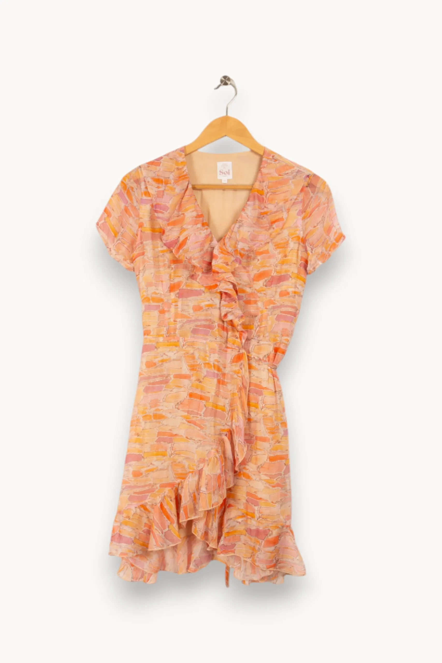 Store Soi Paris Robe à motifs - Taille XS/34 Multicolore