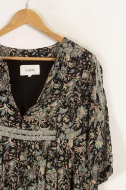 Discount ba&sh Robe à motifs - Taille S/36 Multicolore
