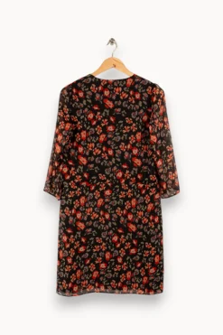 Hot IKKS Robe à motifs - Taille M/38 Multicolore
