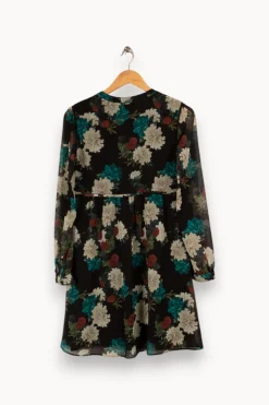 Best IKKS Robe à motifs - Taille XS/34 Multicolore