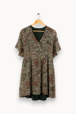 Online IKKS Robe - Taille L/40 Multicolore