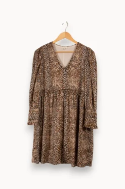 Clearance Pablo Robe multicolore - Taille M/38 Marron