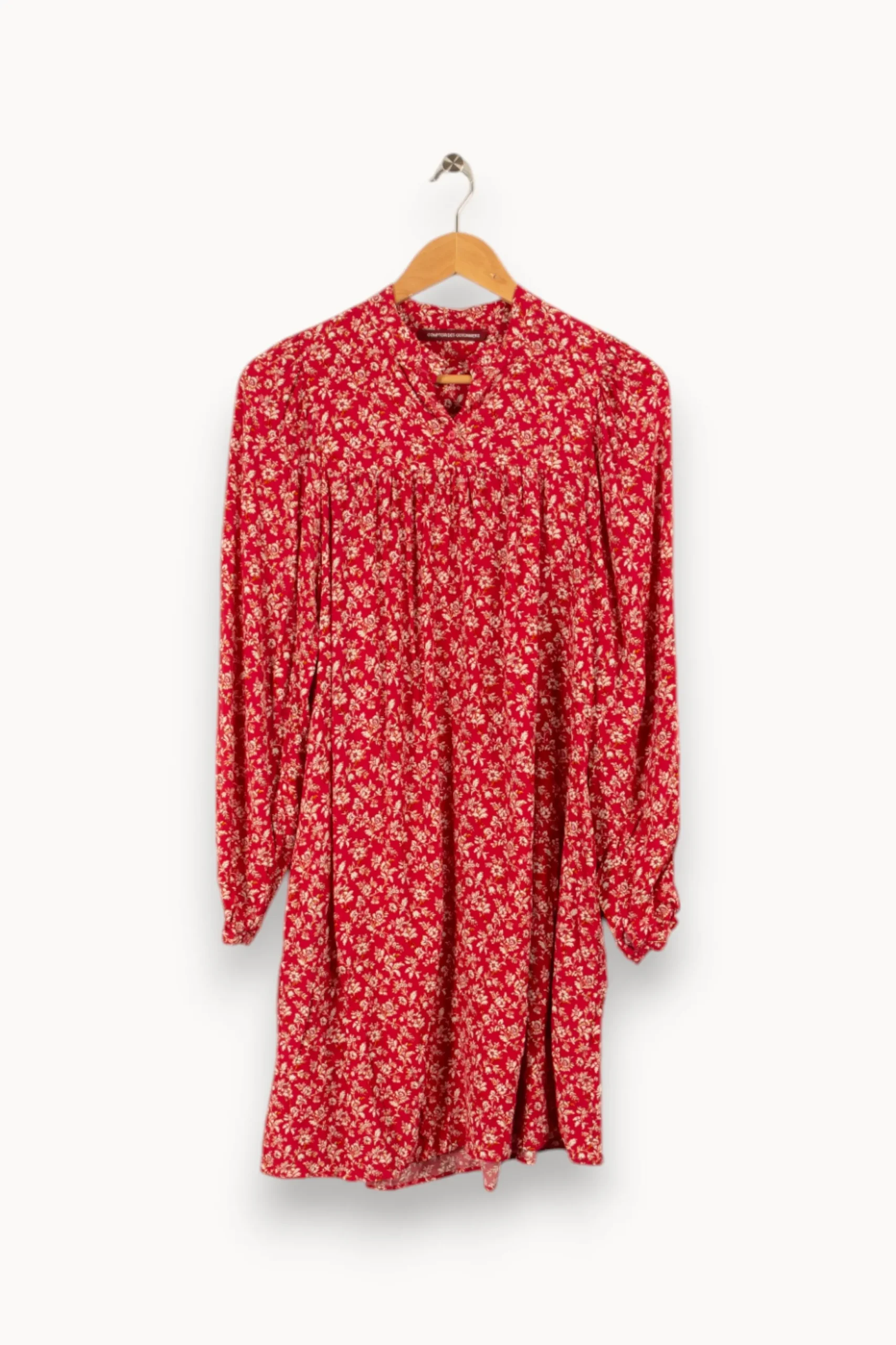 Best Sale Comptoir des Cotonniers Robe multicolore - Taille XS/34 Rouge