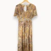 New ZAPA Robe multicolore - Taille M/38 Jaune