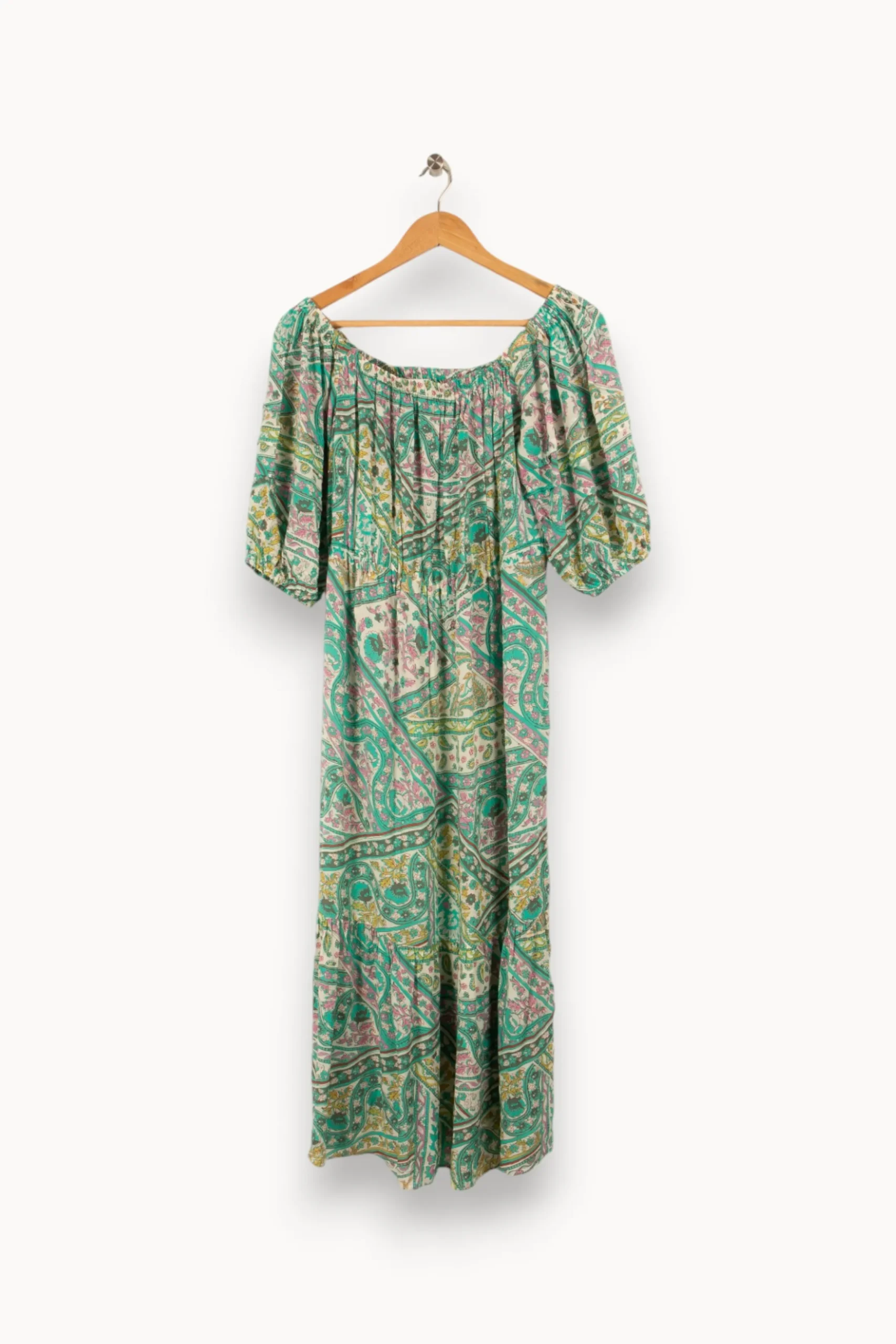 Hot ba&sh Robe multicolore - Taille S/36 Vert