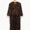 New ba&sh Robe - Taille L/40 Multicolore