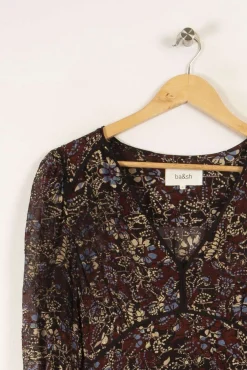 Sale ba&sh Robe multicolore - Taille L/40 Marron