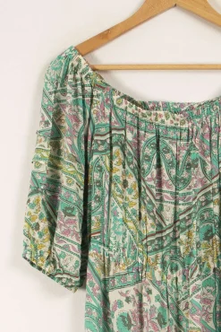 Hot ba&sh Robe multicolore - Taille S/36 Vert