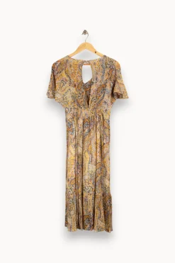 New ZAPA Robe multicolore - Taille M/38 Jaune