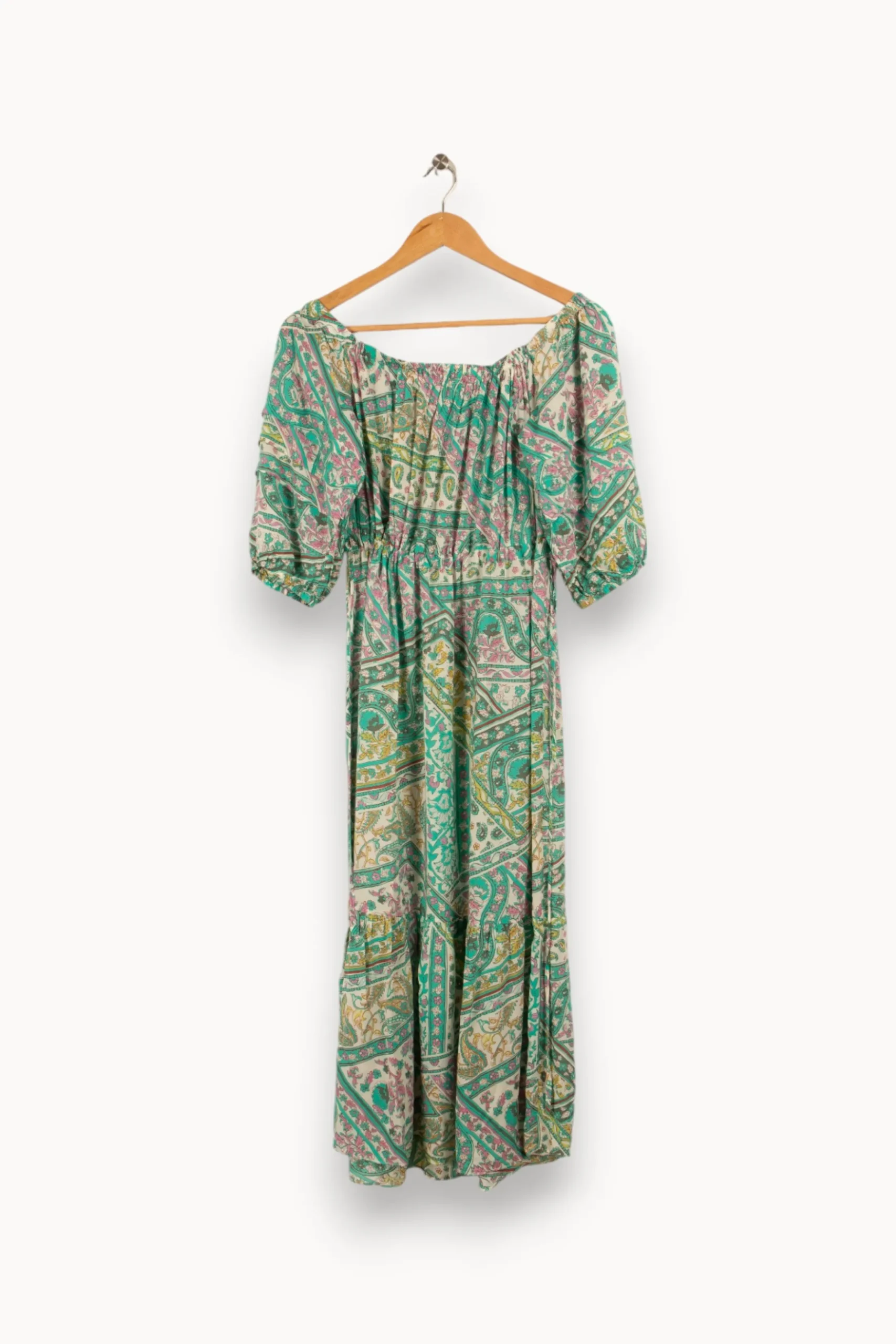 Hot ba&sh Robe multicolore - Taille S/36 Vert