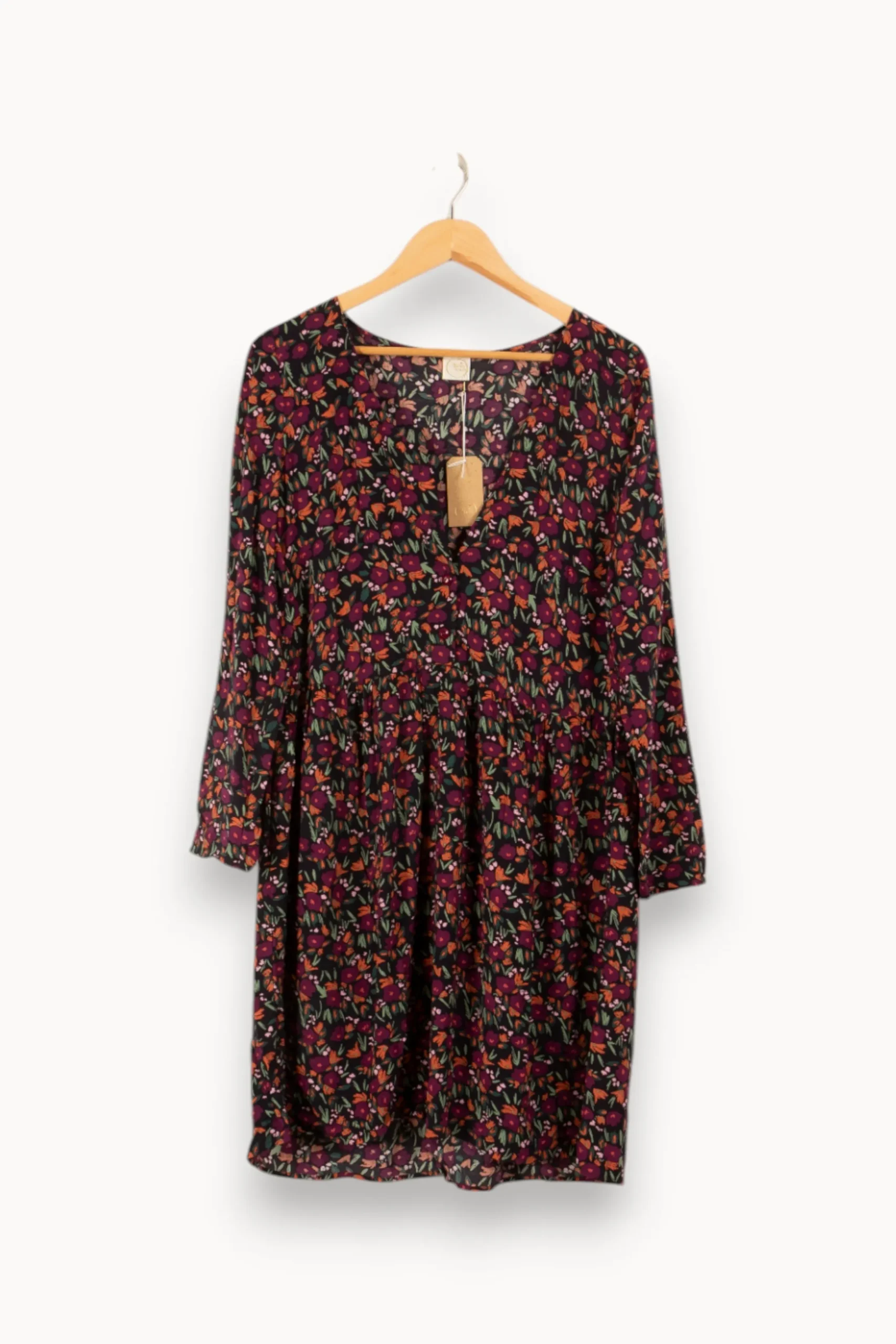 Cheap Des petits hauts Robe fleurie - Taille S/36 Multicolore