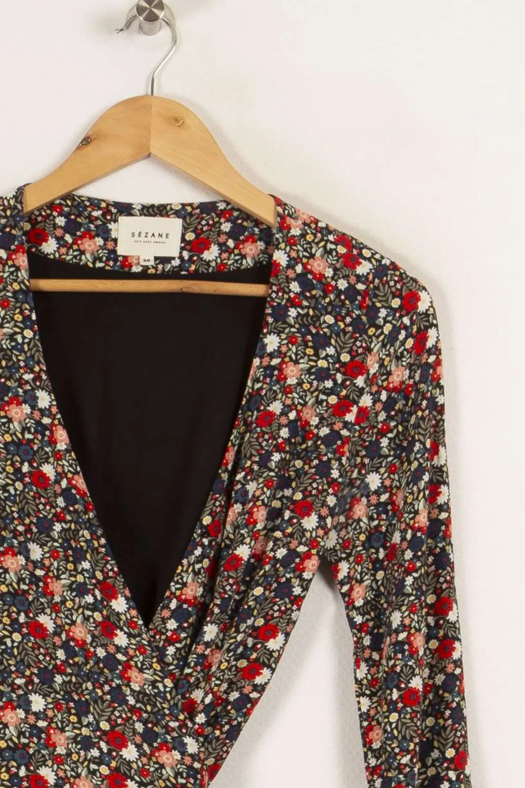 Best Sale Sézane Robe fleurie - Taille S/36 Multicolore