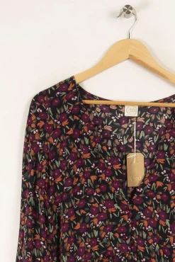 Cheap Des petits hauts Robe fleurie - Taille S/36 Multicolore