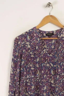 Fashion Caroll Robe multicolore te - Taille M/38 Violet