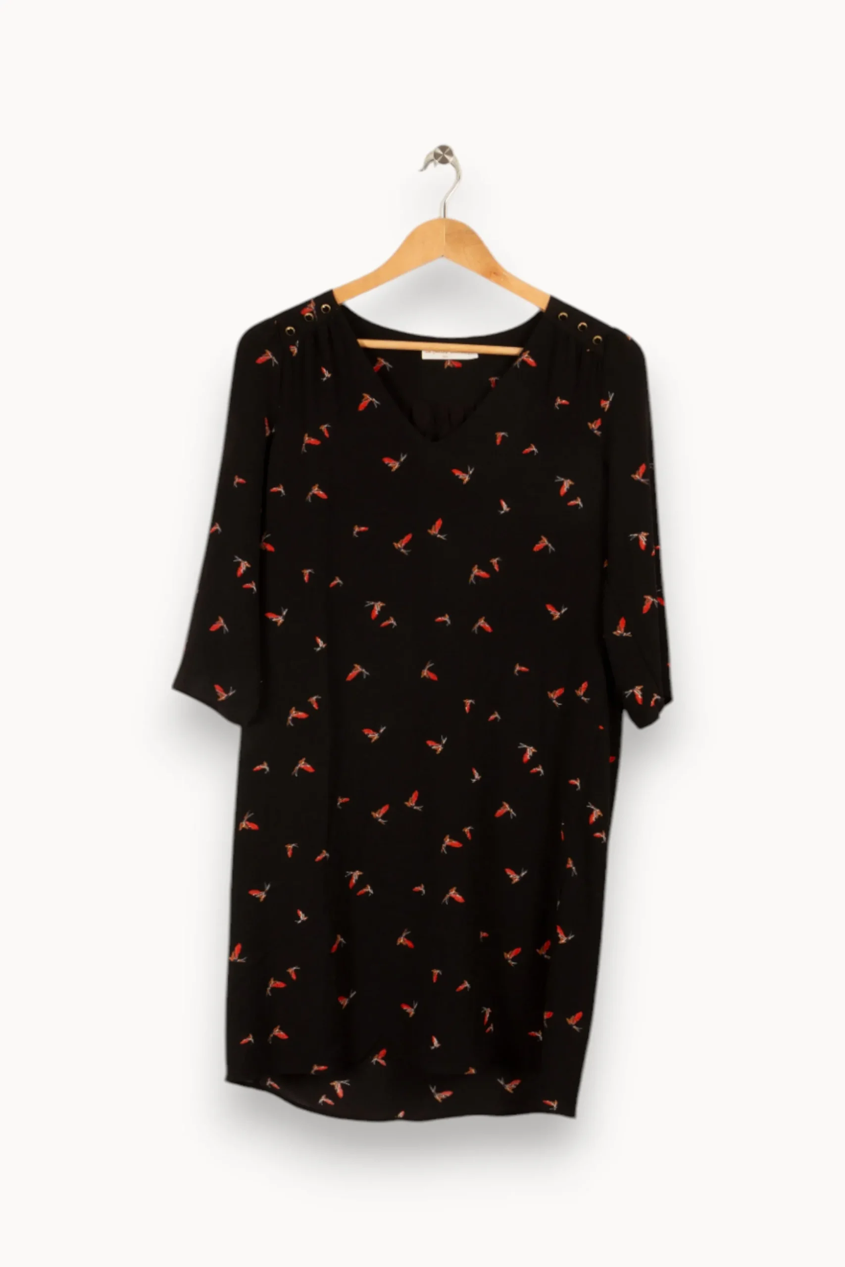 Flash Sale La Petite Etoile Robe e à motifs - Taille M/38 Noir