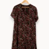Fashion IKKS Robe e à motifs - Taille M/38 Noir