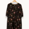 Clearance One Step Robe e à motifs - Taille S/36 Noir