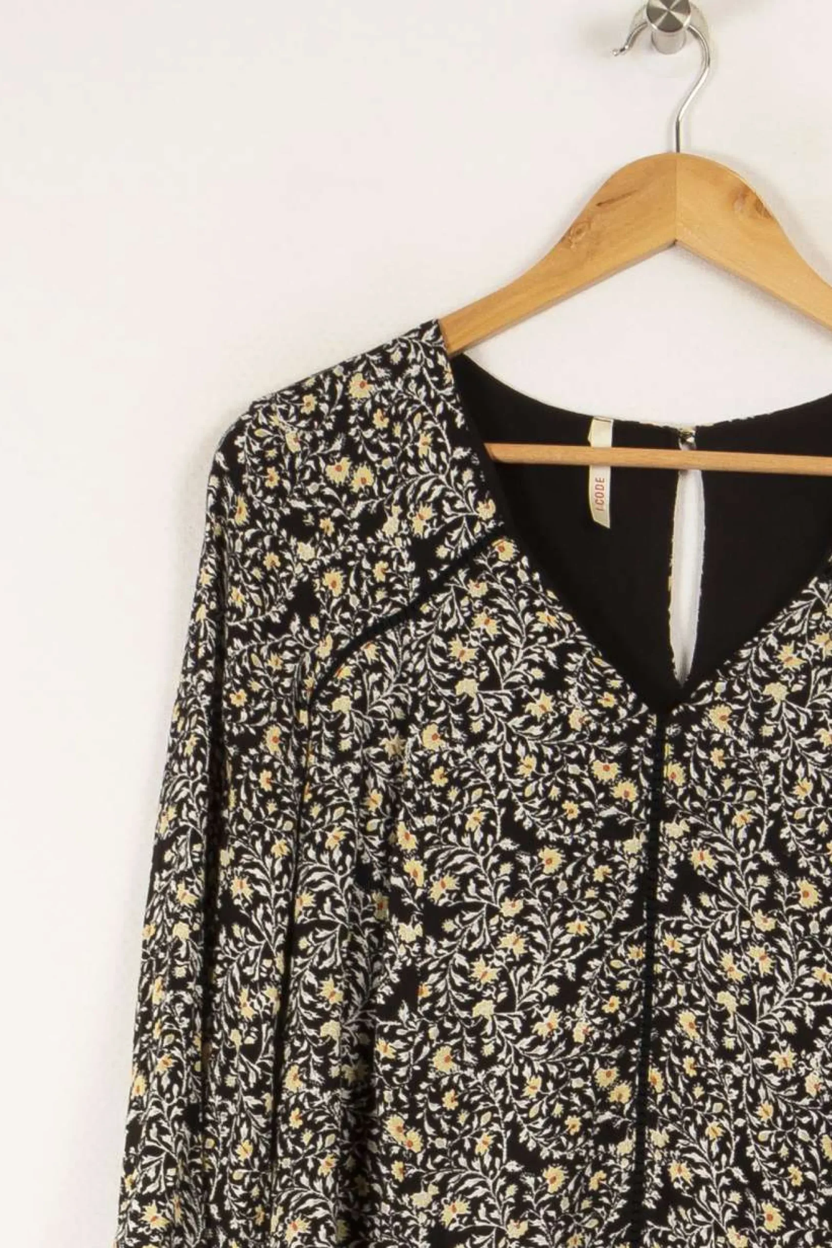 Hot I.Code Robe e à motifs - Taille XL/42 Noir