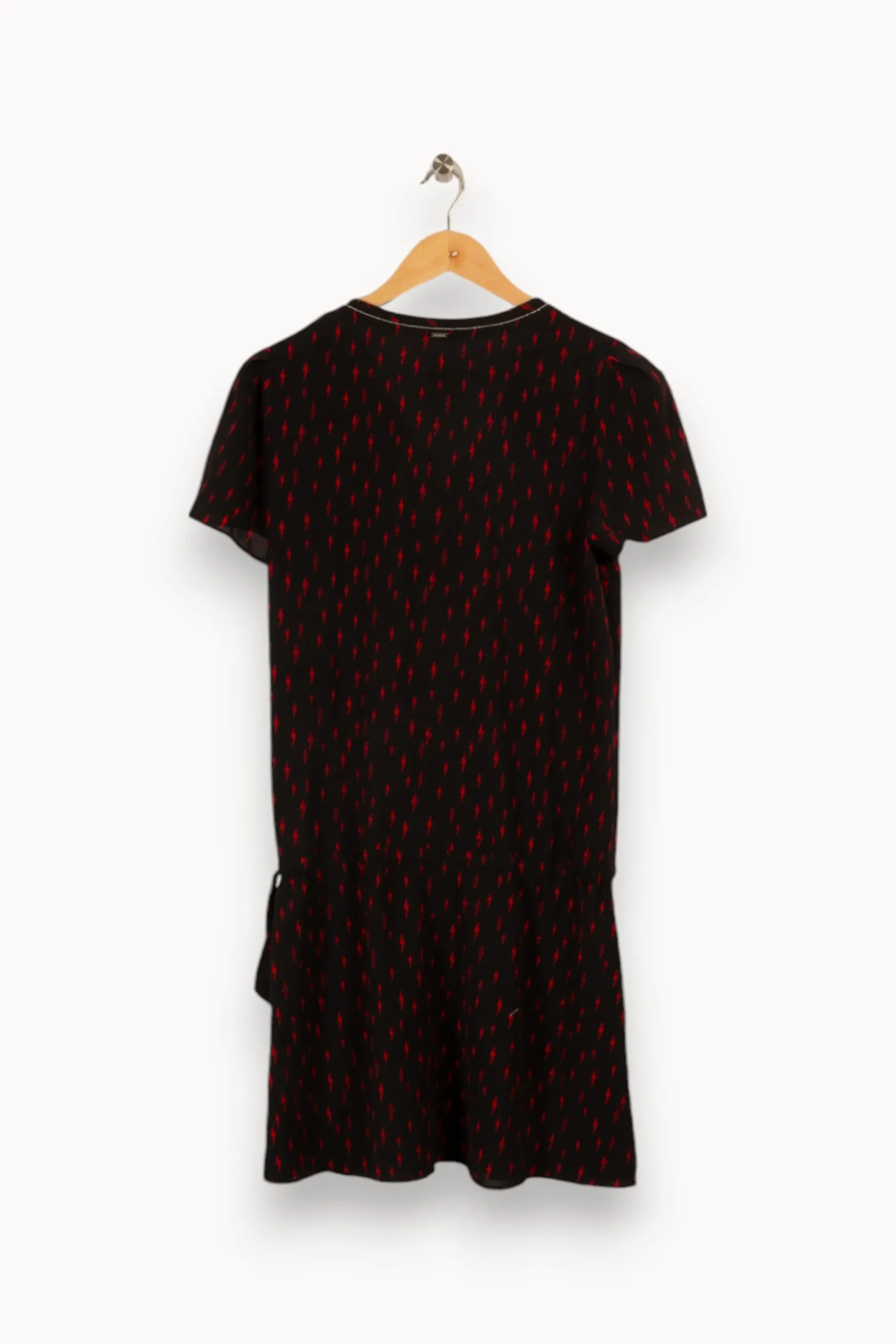 Fashion IKKS Robe e à motifs - Taille S/36 Noir