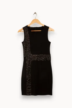Best Sale La Fée Maraboutée Robe e à sequins - Taille S/36 Noir