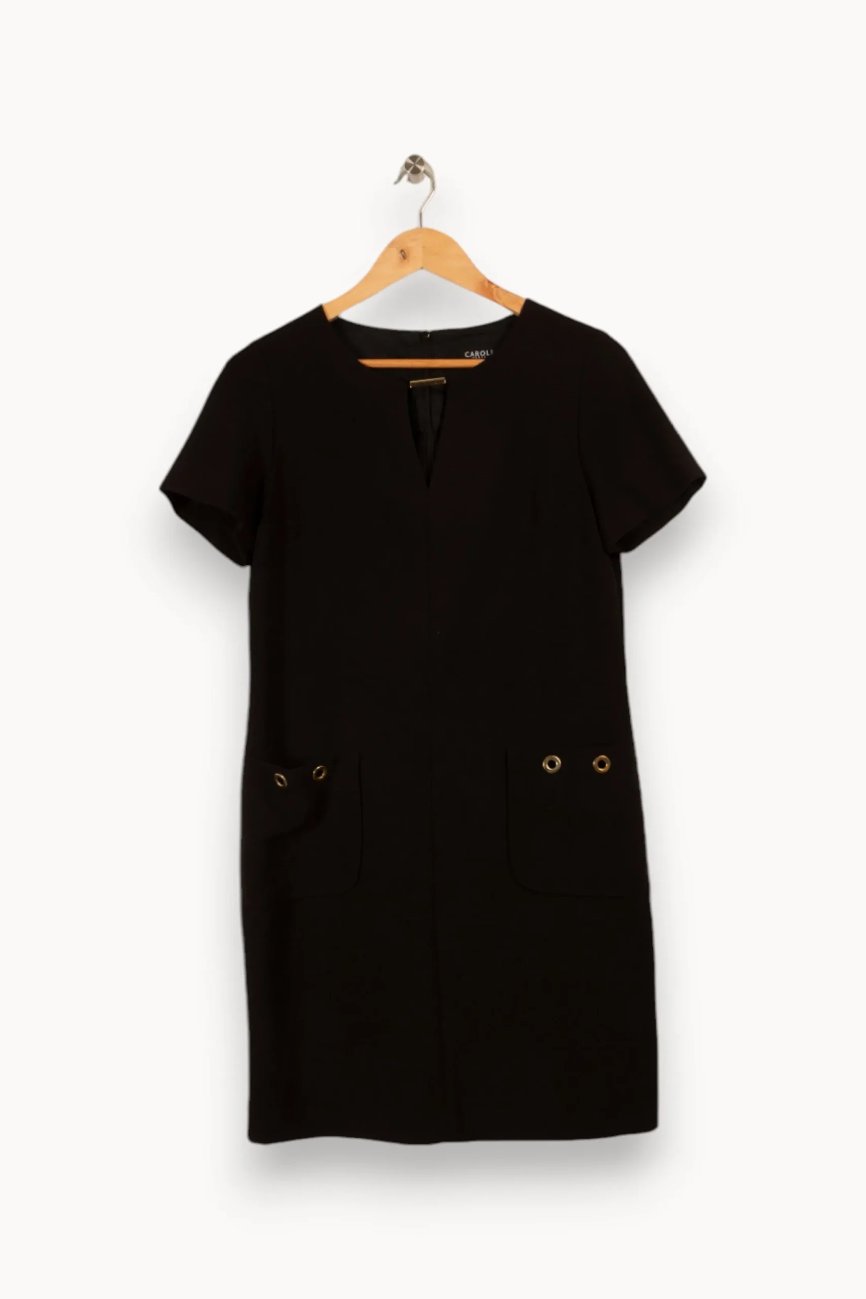 Outlet Caroll Robe e - Taille M/38 Noir