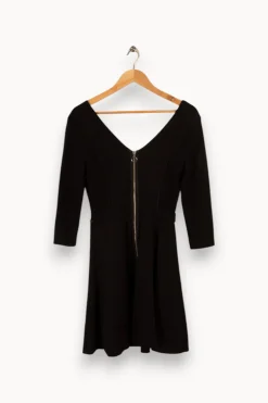 Hot IKKS Robe e - Taille S/36 Noir