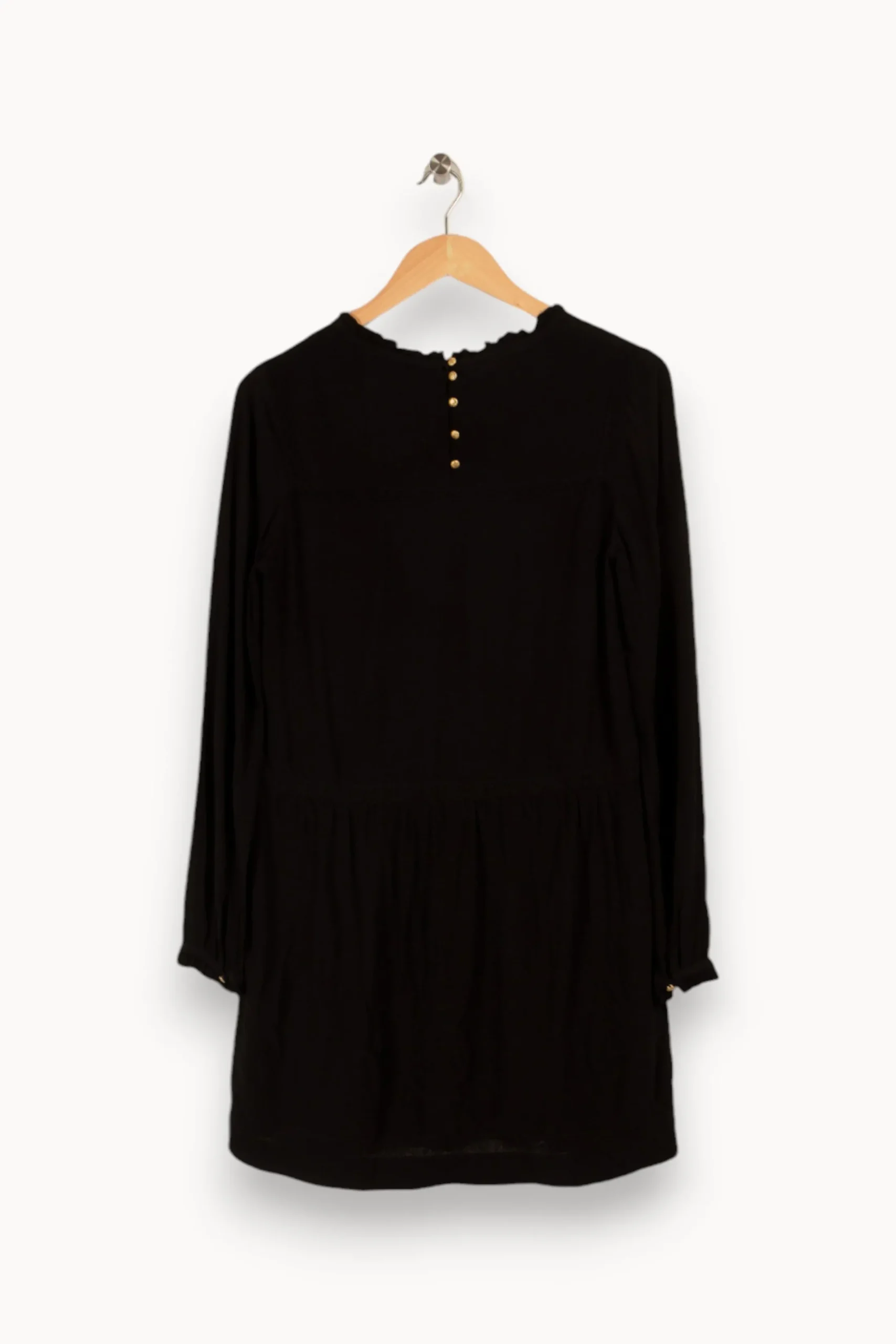 Discount Sézane Robe e - Taille S/36 Noir