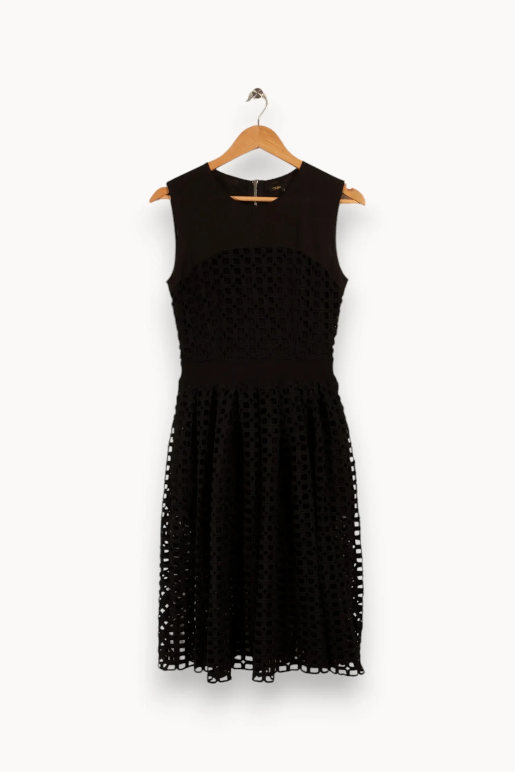 Online Maje Robe e à trous - Taille M/38 Noir